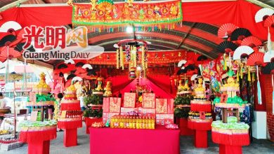 Photo of 潮州风俗融入庆典 北赖才能园中元节别具一格