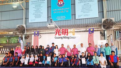 Photo of 【威省中小学“升级再造”嘉年华】阿兹曼：宣导垃圾升级再造 鼓励校园实践绿色文化