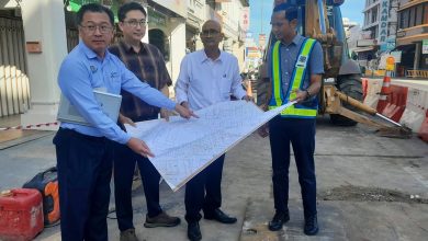 Photo of 车水路排污管爆裂 修好料需5天