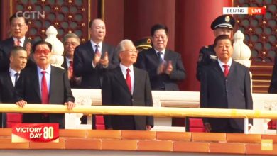 Photo of 【中国九三阅兵】中国前总理温家宝出席阅兵 胡锦涛朱镕基宋平未现