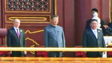 Photo of 【中国九三阅兵】习近平普汀金正恩 齐登天安门城楼同框