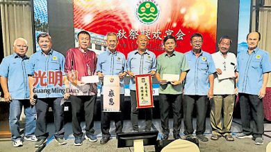Photo of 吉玻三罗堂同乡会联欢宴 4300元捐2独中义消队