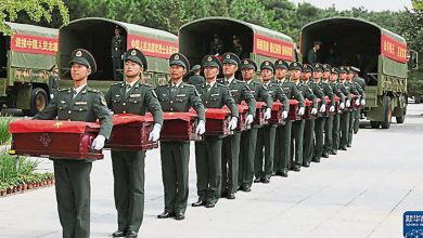 Photo of 第12批在韩志愿军遗骸 安葬抗美援朝烈士陵园