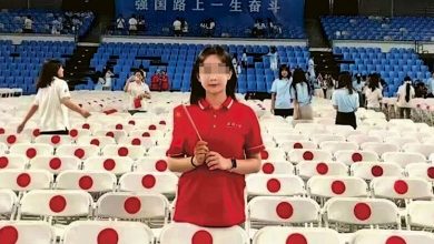 Photo of 开学典礼现“日本国旗”椅惹议 武大校方道歉