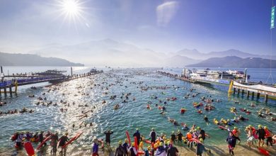 Photo of 日月潭泳度“万人下水饺”场面壮观 2.4万泳客横渡3000公尺水道