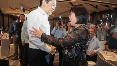Photo of “学生时期洋腔洋调” 黄循财华语致辞 老师打满分
