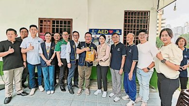 Photo of 【狮子会308 B2区移交AED爱莲园睦邻中心】陈汇萍：危急时刻派上场 AED要覆盖斯里德里玛