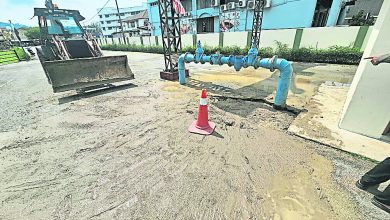 Photo of 关丹阿亦布爹中学 破裂水管完成维修