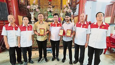Photo of 【伍氏家庙秋祭暨孝亲敬老宴】郑来兴：100援金若不自用 可购日用品捐需要者