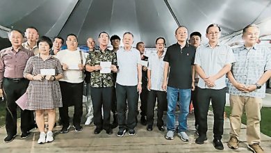 Photo of 【大山脚珍珠市居协中元宴】甘德光吁房地部向中取经 探讨用无人机救灾