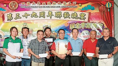 Photo of 双溪拉也圣王公理事会 1万700元捐慈善传文化