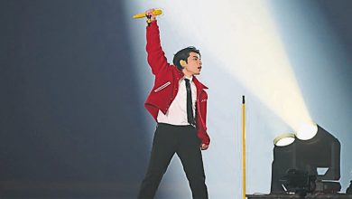 Photo of 首登大巨蛋嗨翻了 萧敬腾唱到裤破洞
