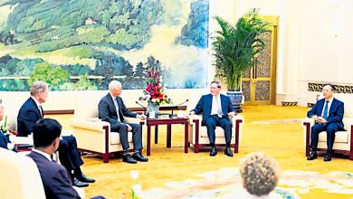 Photo of 李强晤美跨党派代表团 冀中美相向而行