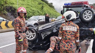 Photo of 美诺拉隧道翻车致1死1伤 女死者为玻大学生