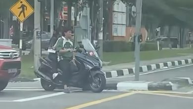 Photo of 男女未戴头盔遇巡警 结局你想不到