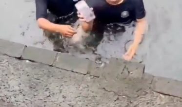 Photo of iPhone掉鱼塘 他竟叫消防员打捞