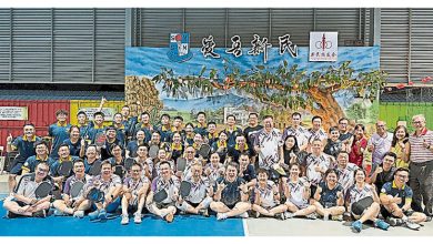 Photo of 中秋节匹克球友谊赛 明修青团险胜新民校友会
