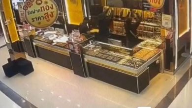 Photo of 10持械匪抢劫泰南哥乐金店 劫走价值311万金饰 一军人中弹