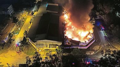 Photo of 水管制造厂失火 狂烧7小时 无伤亡