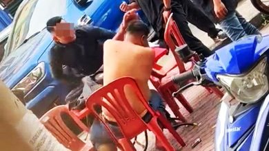 Photo of 疑骚扰女子 躁郁男被围殴 警捕5男助查