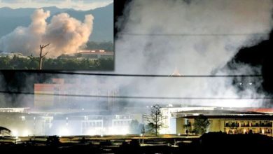 Photo of 缅军连3天4度轰炸KK园 碎片飞喷到泰境内