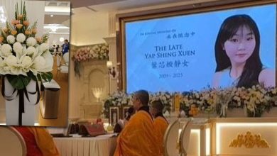 Photo of 【校园凶杀案】为表达哀悼与关怀 倪可敏送叶芯璇花圈