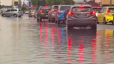Photo of 大雨加海潮高涨 安顺清晨水患来袭