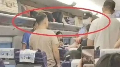 Photo of 高铁上多次亲吻女孩 男辩称：她这麼小没关係