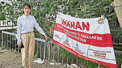 Photo of 骆慧茹：民众挑战执法底线 禁丢垃圾横幅下堆垃圾