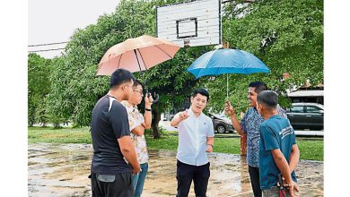 Photo of 倪可汉拨款11万 翻新青翠花园篮球场