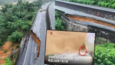 Photo of 六尖山隧道遭泥石掩埋 监控拍下惊悚一刻