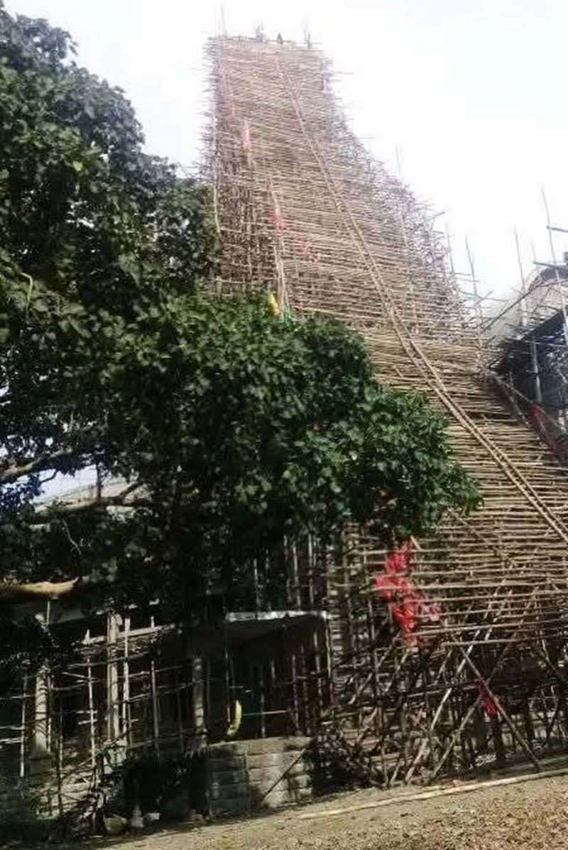 衣索比亚一座教堂鹰架倒榻，造成至少36死、逾200人受伤。（撷取自脸书 @Ethiopian Broadcasting Corporation）衣索比亚一座教堂鹰架倒榻，造成至少36死、逾200人受伤。
