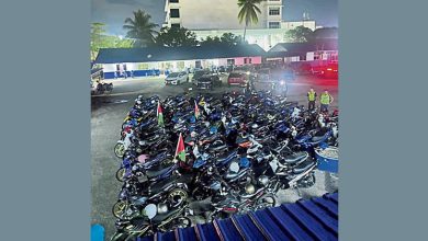 Photo of 关丹交警捉道路流氓 开164罚单充公21摩多
