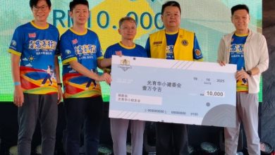 Photo of 逾800人响应慈善行 筹1.5万助光育建校