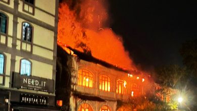 Photo of 太平火车站旧址陷火劫 百年历史遗迹化灰烬