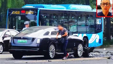 Photo of 千万粉丝车评人自称守规则 驾劳斯莱斯逆行猛撞对向车
