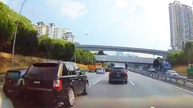 Photo of 鲁莽驾驶酿5车连环撞 22岁路虎司机被警方逮捕