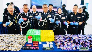 Photo of 警方36小时内展开6行动 逮6人起380万毒品