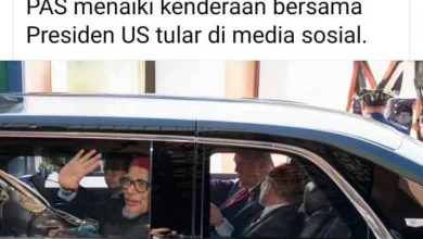 Photo of 仅邀安华 哈迪乘坐特朗普专车 假照
