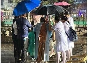 Photo of 医生暴雨中路边接生 菲妇地震产婴