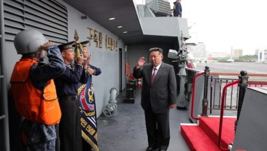 Photo of 金正恩视察5000吨级“崔贤”号 扬言惩罚敌人挑衅