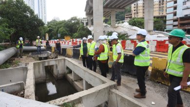 Photo of 排洪渠工程建竣 黄汉伟: 天德园大道没积水了