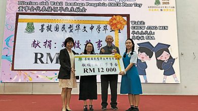 Photo of 菩提国中毕业典礼 毕业生1.2万元回馈母校