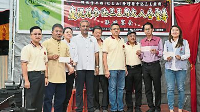 Photo of 青草岭荫坛庆神诞 拨3000元捐3机构