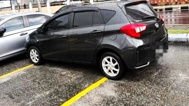Photo of Myvi打横泊3位 网民傻眼：叫拖车