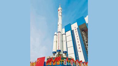 Photo of 船箭组合体运至发射区 神舟21号择日发射