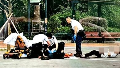 Photo of 凶徒公园挥刀袭击 2男多处被砍命危