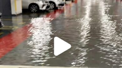 Photo of 隆市豪雨 商场停车场变“瀑布”