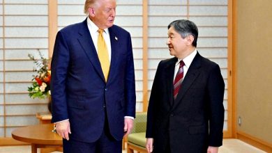 Photo of 特朗普抵达皇居 日本天皇：很高兴再次见到您