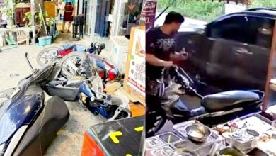 Photo of 不满店员拒送饮料上车 她竟撞毁奶茶店洩愤